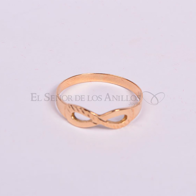 Anillo Fem. de Oro 18Ct.(Quilate) Infinito Ref: 100104011