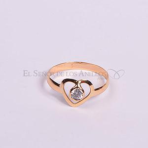 Anillo Fem. Casual en Oro 18K. - Ref: 100104010
