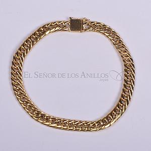 Pulsera Masc. de Oro 18K.(Quilate) Triple 10.5 Gramos. Ref: 100203001