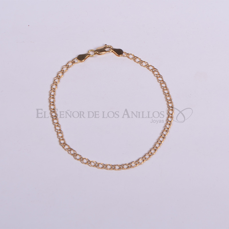 Pulsera Fem. en Oro Italiano 750K.  2.7 Gramos. Ref: 100103001