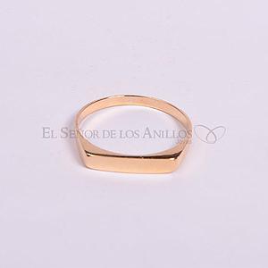 Anillo Masc. de Oro 18Ct.(Quilate) Liso 2.5 Gramos Ref: 100204005