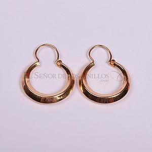 Aros Fem. Argolla en Oro 18k. - Ref: 100105006