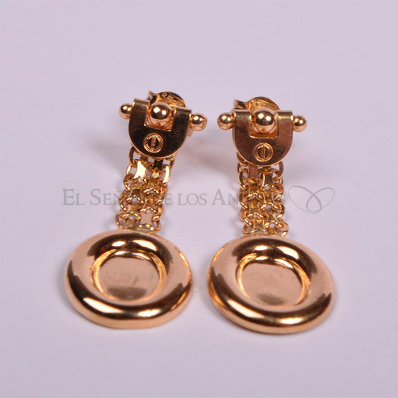 Aro Fem. Colgante en Oro 18K. 3 Gramos Ref: 100105002