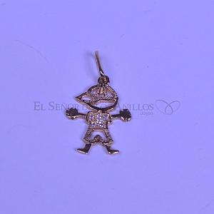 Medalla Fem. de Oro 750Ct.(Quilate) Niño Ref: 100102052