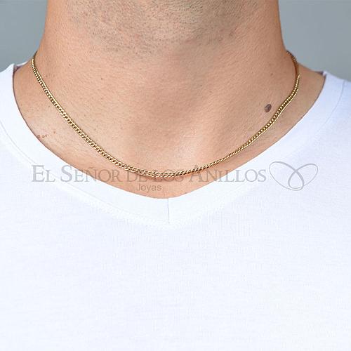 Cadenilla Masc. de Oro 18Ct.(Quilate) Triple 9.3 Gramos Ref.: 100201007