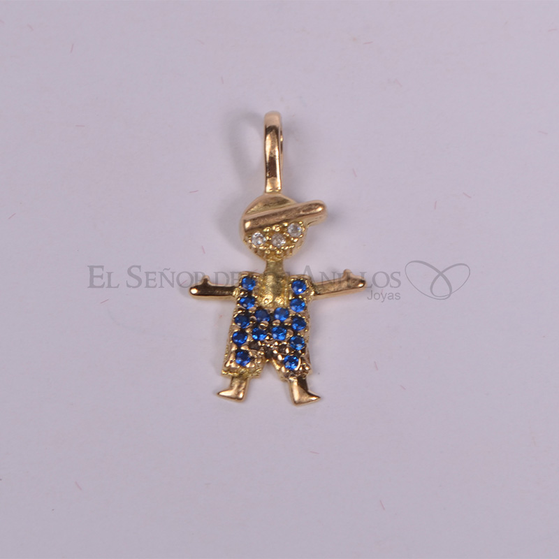 Medalla Fem. de Oro 18Ct.(Quilate) Niño. Ref: 100102037