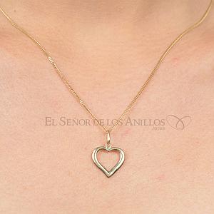 Medalla Fem. de Oro 18Ct.(Quilate) Corazón. Ref: 100102031