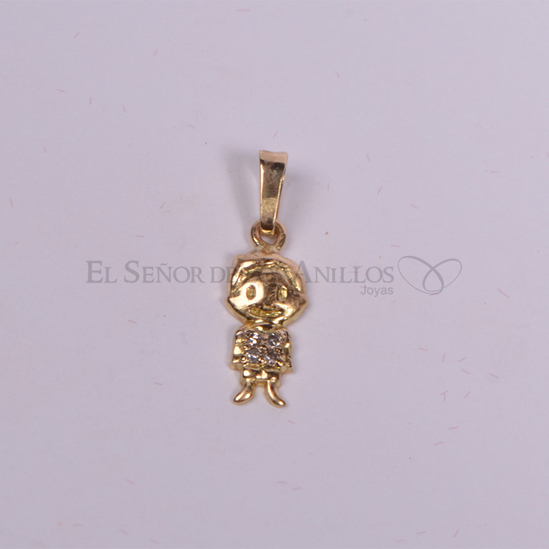 Medalla Fem. de Oro 18Ct.(Quilate) Niño Ref: 100102040