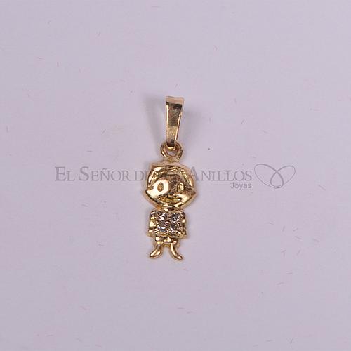 Medalla Fem. de Oro 18Ct.(Quilate) Niño Ref: 100102040