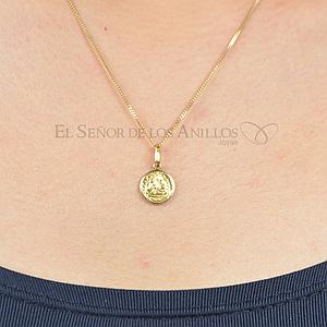 Medalla Fem. de Oro 18Ct.(Quilate) Bautizo. Ref: 100102041