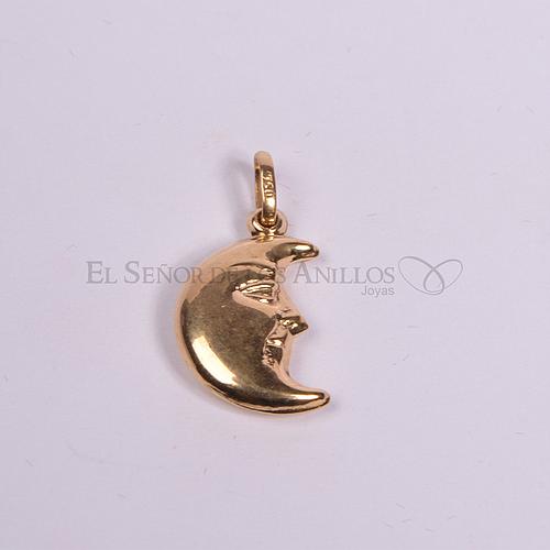 Medalla Fem. de Oro 750Ct.(Quilate) Media Luna. Ref: 100102048