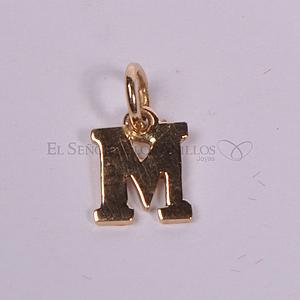 Medalla Fem. de Oro 750Ct.(Quilate) Letra M Ref: 100102045