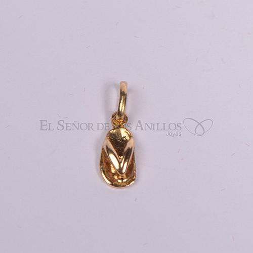 Medalla Fem. de Oro 750Ct.(Quilate) Zapatilla Ref: 100102049